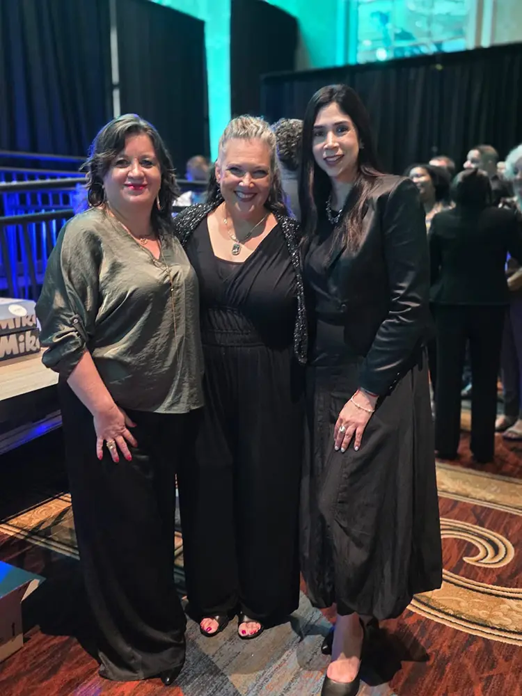 Jessica Vlasica, Michelle Bass del Campo, and Lisa Clark at Building Blackboard Together